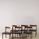 6x Alfred Hendrickx dining chairs for Belform, 1960s, Belgium