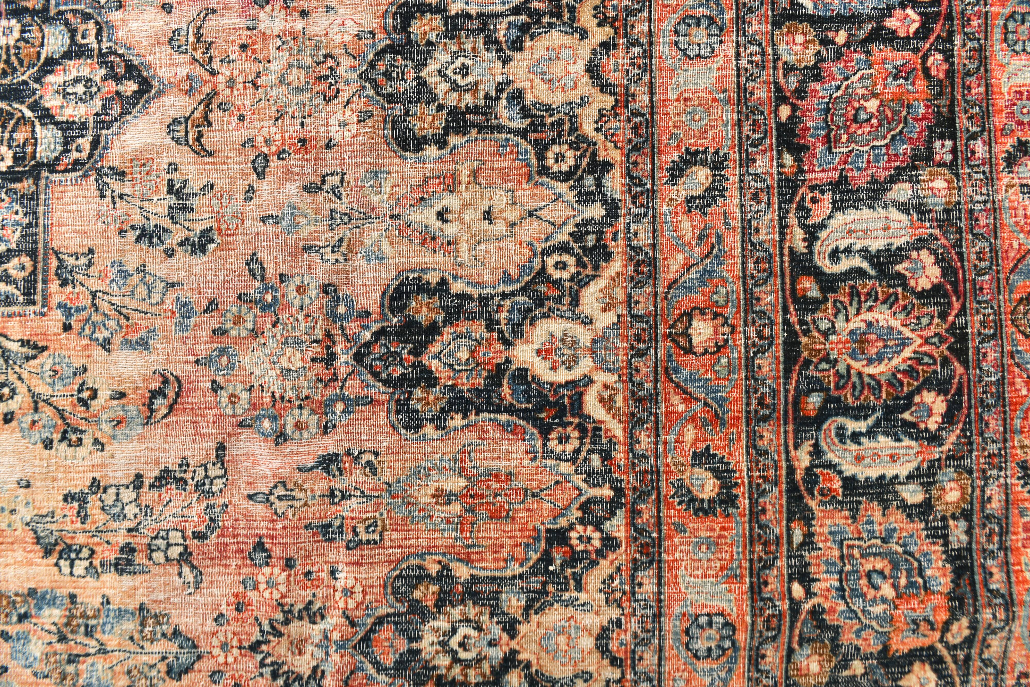 10x13 Red & Blue Oriental Vintage Persian Rug, 315x412Cm