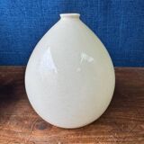 Vase œuf Art déco en céramique craquelée Orchies, 1930