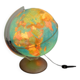 Terrestrial globe, illumina italy 1960s XL format