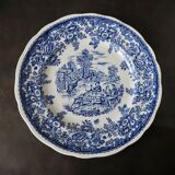 Set de 15 assiettes plates à motifs anglais Lunéville