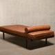 Scandinavian Daybed in Cognac Leather for Horsens Møbelfabrik, Denmark