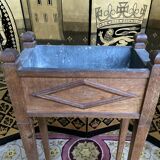 Solid oak planter