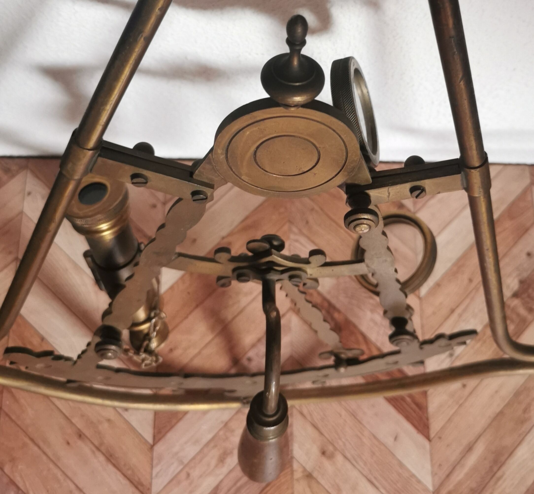 Brass billiard chandelier marine decoration