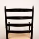 Danish Rocking Chair in lacquered wood and fabric model 218, Thomas Harlev 1960.