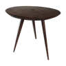 Coffee table tripod round wood vintage 1950 - 35 cm