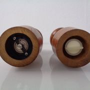 Mid-Century Teak Salt Shaker and Pepper Mill by Zassenhaus, 1960s, Set of 2