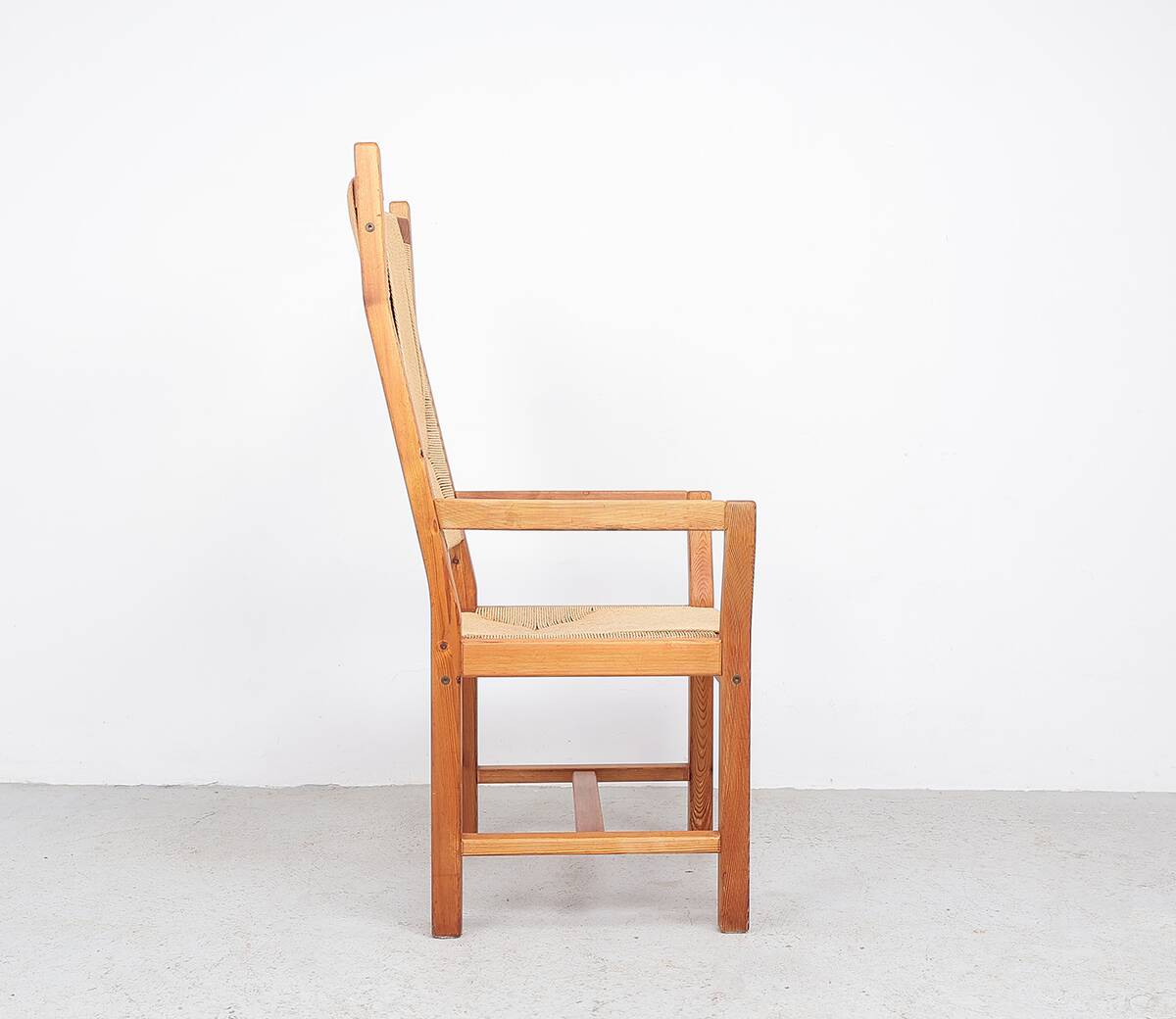 Tage Poulsen high armchair for Gramrode, 1970s