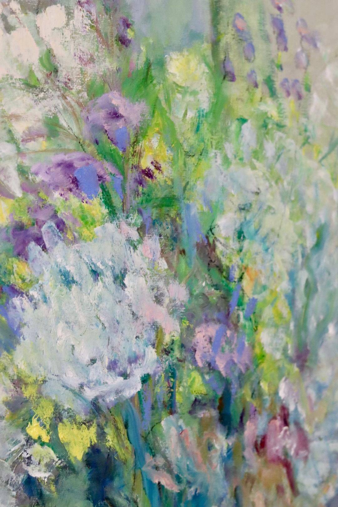 Original Swedish oil on panel from the mid-century "Whispers of Spring" Vintage