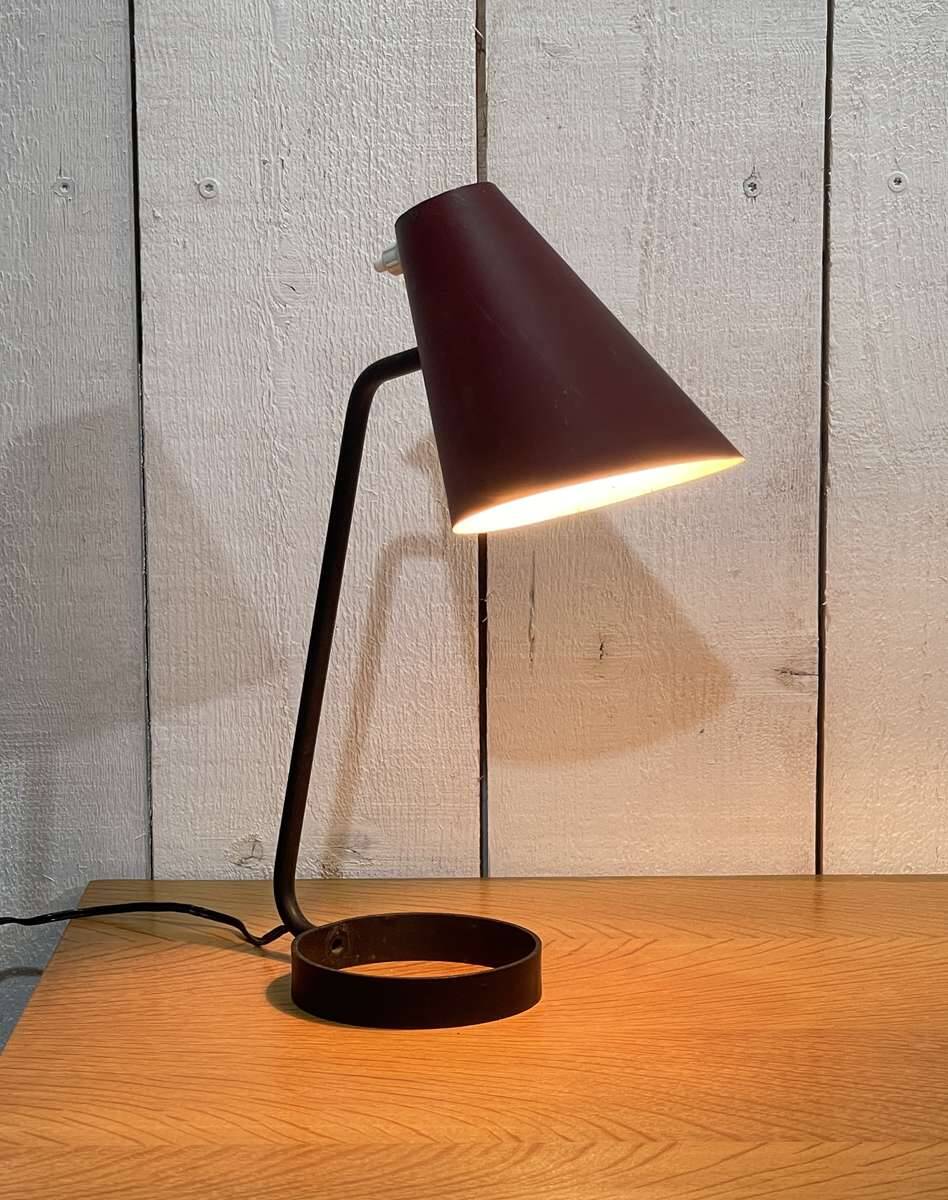 1950s desk lamp by Jacques Biny (1913-1976)