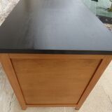 Wooden desk 5 drawers