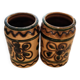 Paire de petits vases