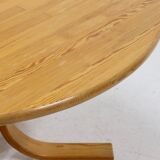 Extendable Rainer Daumiller Pine Dining Table for Hirtshal Sawmill 1970s