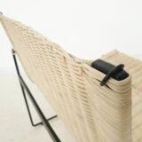 Chauffeuses en rotin de Gregorio Vicente Cortes et Luis Onsurbe pour Metz and Co, design néerlandais 1961