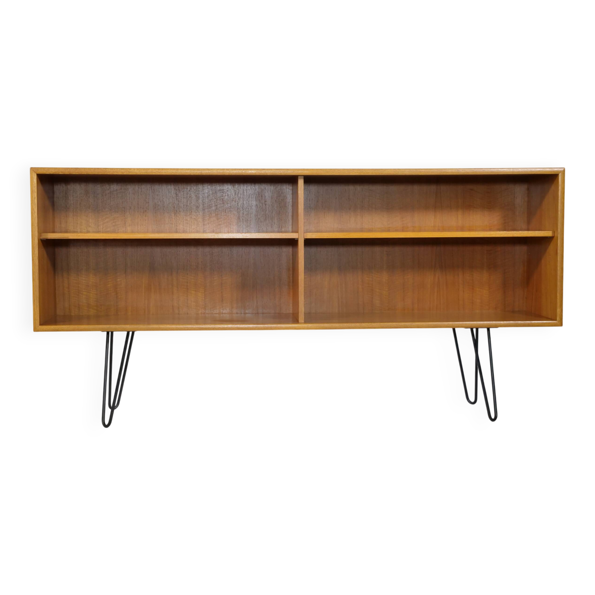 Teak Hairpin shelf sideboard from WK Möbel