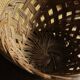 Vintage openwork wicker high basket