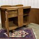 1950s English Art Deco oak sideboard