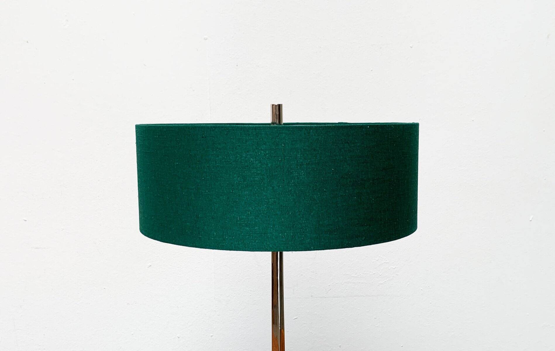 Mid-century minimalist tripod table lamp by Kaiser Leuchten, 1960s.