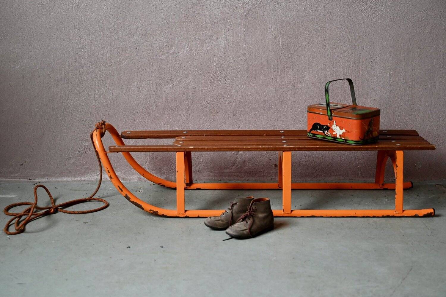 Vintage retro 1960s HEM sled