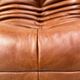 Togo  sofa in cognac leather attributed to  Michel Ducaroy for Ligne Roset.