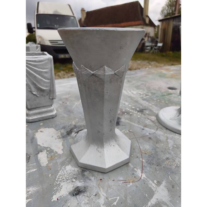 1 lot de vases en aluminium des années 30