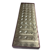 Box of 12 crystal knife holders