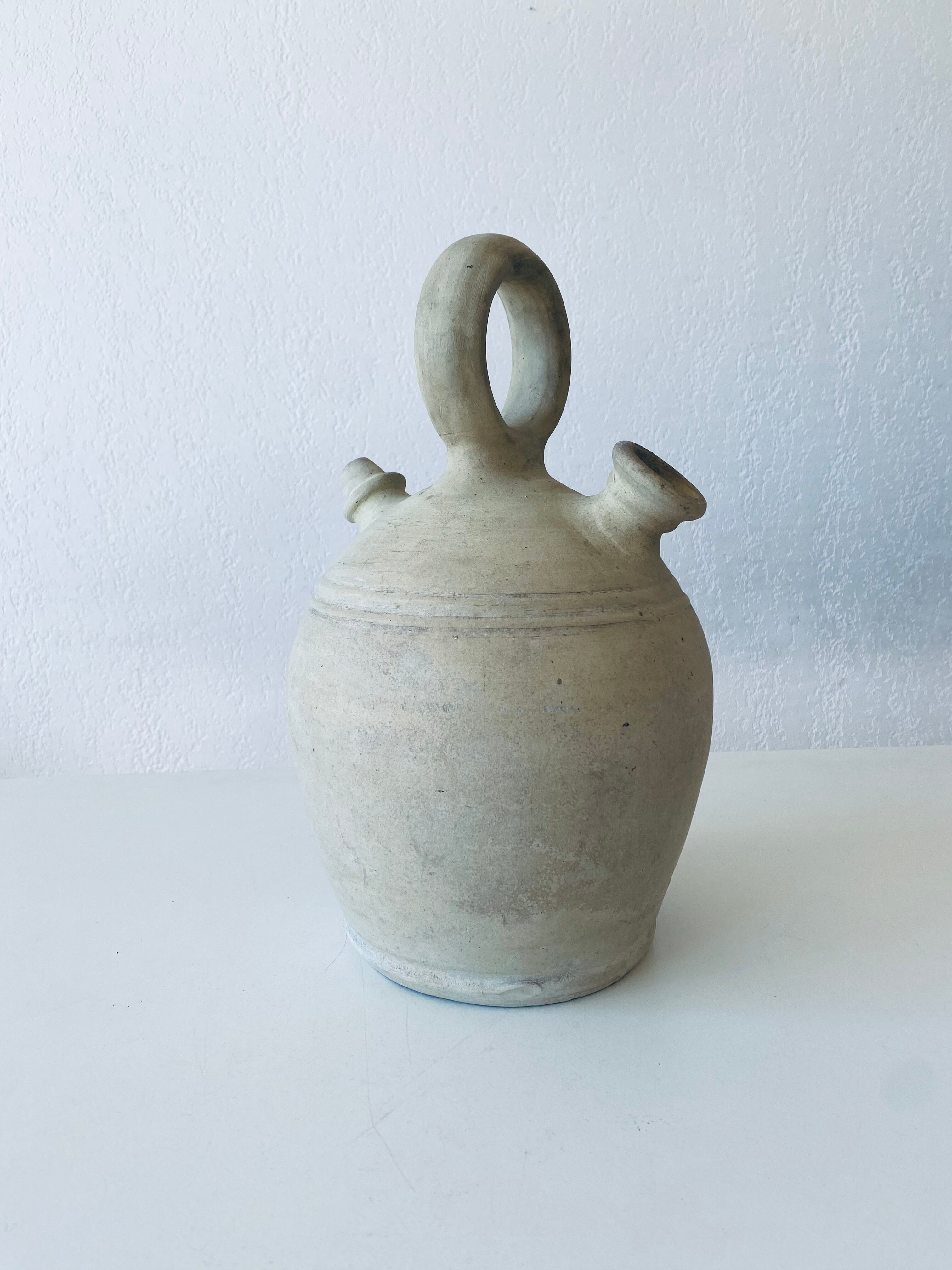 Gargoulette in white terracotta