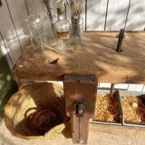 Old solid carpenter's workbench