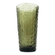 Vulkany vase, brutalism, green glass, Ząbkowice, Poland, 1970s