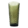 Vulkany vase, brutalism, green glass, Ząbkowice, Poland, 1970s