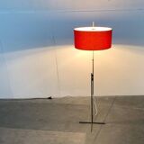 Mid-century German minimalist floor lamp by Kaiser Idell / Kaiser Leuchten, 1960s.