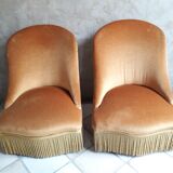 Pair of armchairs Toad