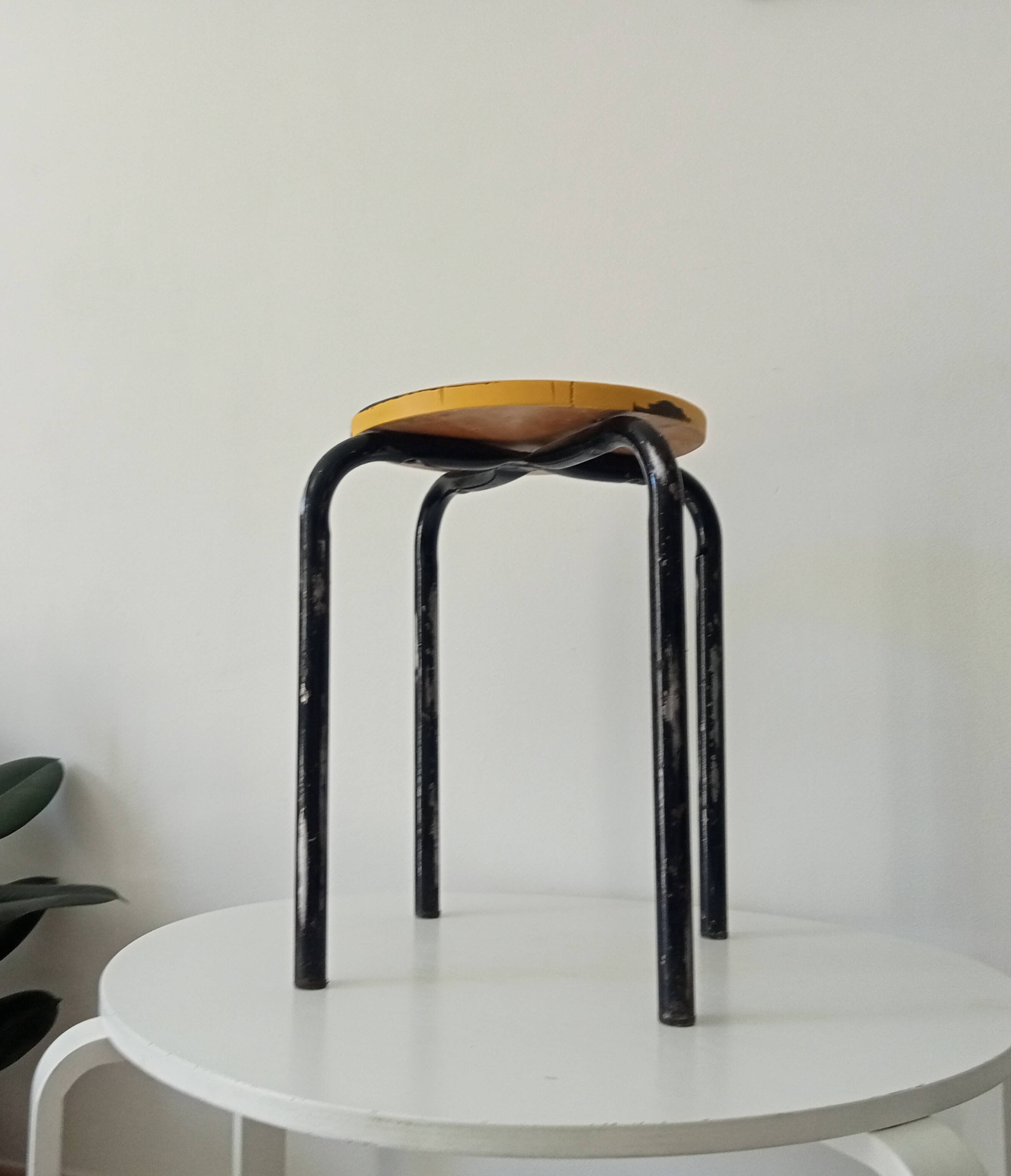 Vintage industrial stool from the 60s/70s