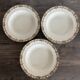 Set of three deep plates Limoges L.S. Floral Belle Époque decoration