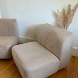 Pair of "Novemila" armchairs by Tito Agnolin Arflex
