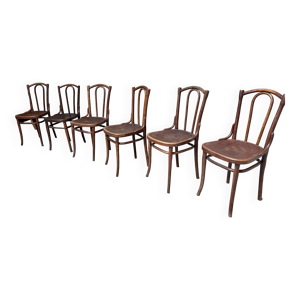 Série de 6 chaises bistrot