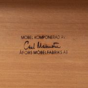 Extendable coffee table by Carl Malmsten for Afors Mobelfabriks, Sweden 1960