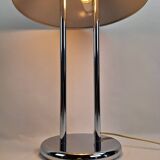 Vintage chrome lamp by Robert Sonneman, Space Age, Midcentury.