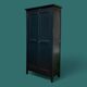 Antique Parisian wardrobe from 1940