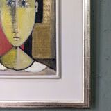 Contemporary Figurative Oil Painting "Portrait of a Boy" Framed, 2009