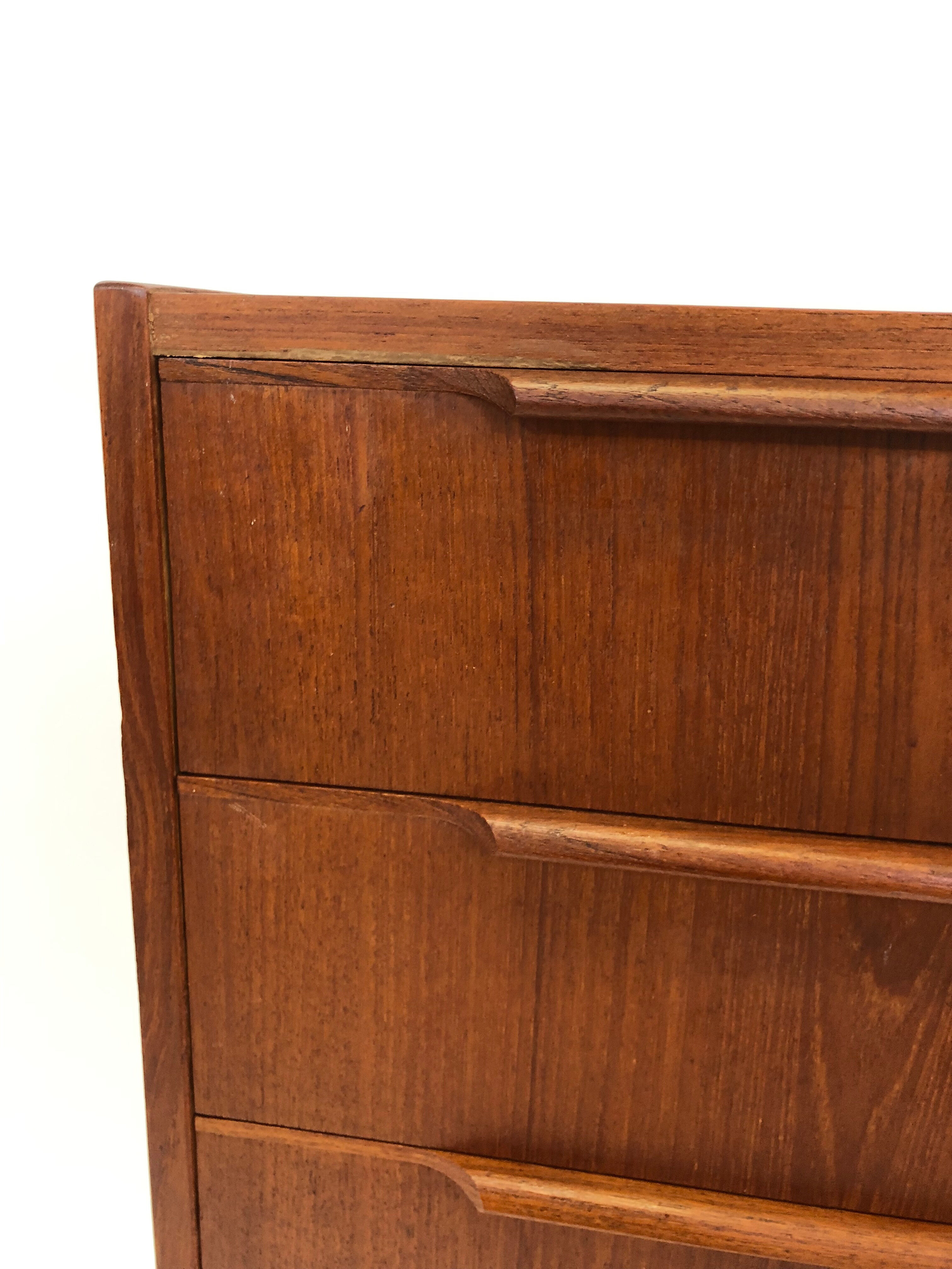 Convenient dresser vintage danish design teak