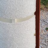 Scandinavian style floor lamp in teak and granite resin from the 70s