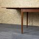 1960s 1970s Teak Extendable Dining Table Made in Denmark Danish Design