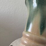 Art Deco flamed stoneware vase