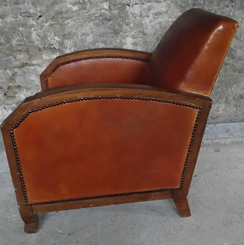 Pair of art deco armchairs