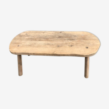 Raw oak coffee table