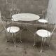Garden furniture wrought iron 1960