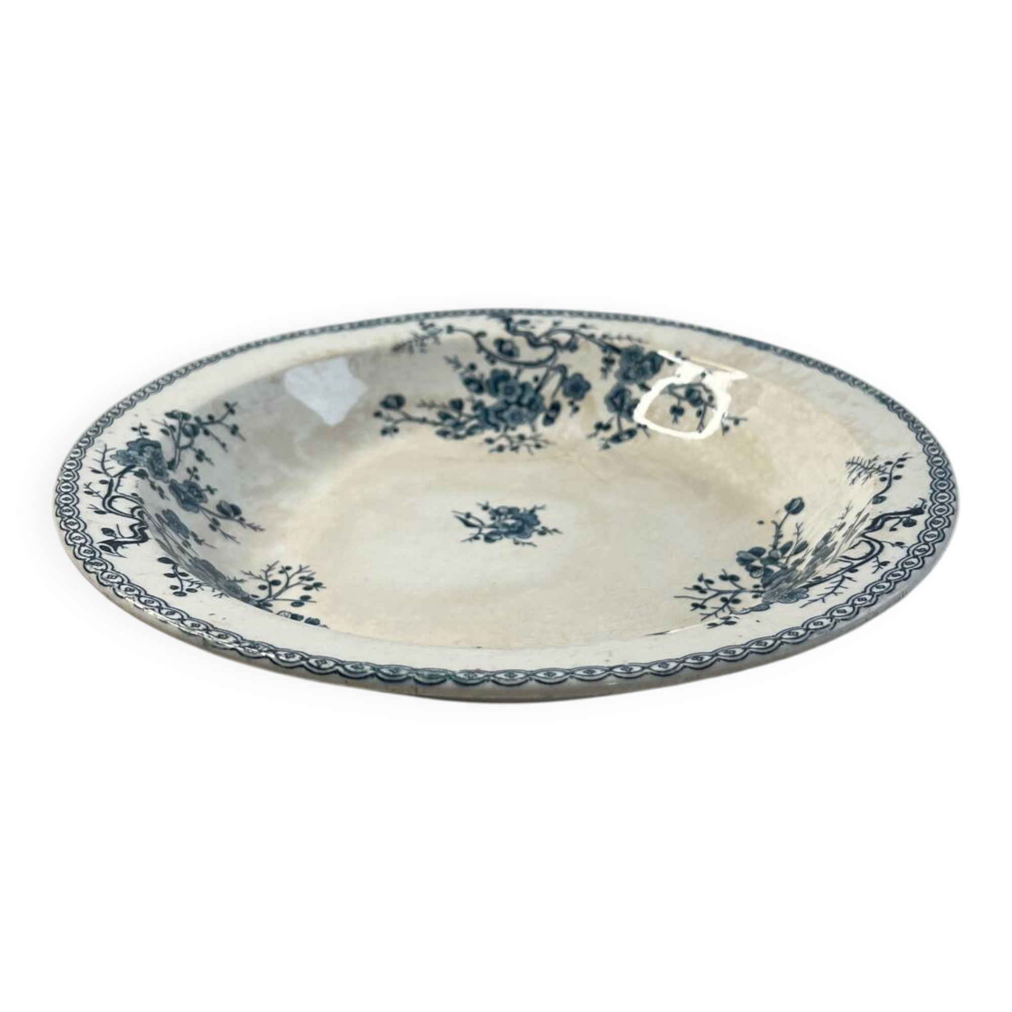 Large salad bowl GIEN Fleurette