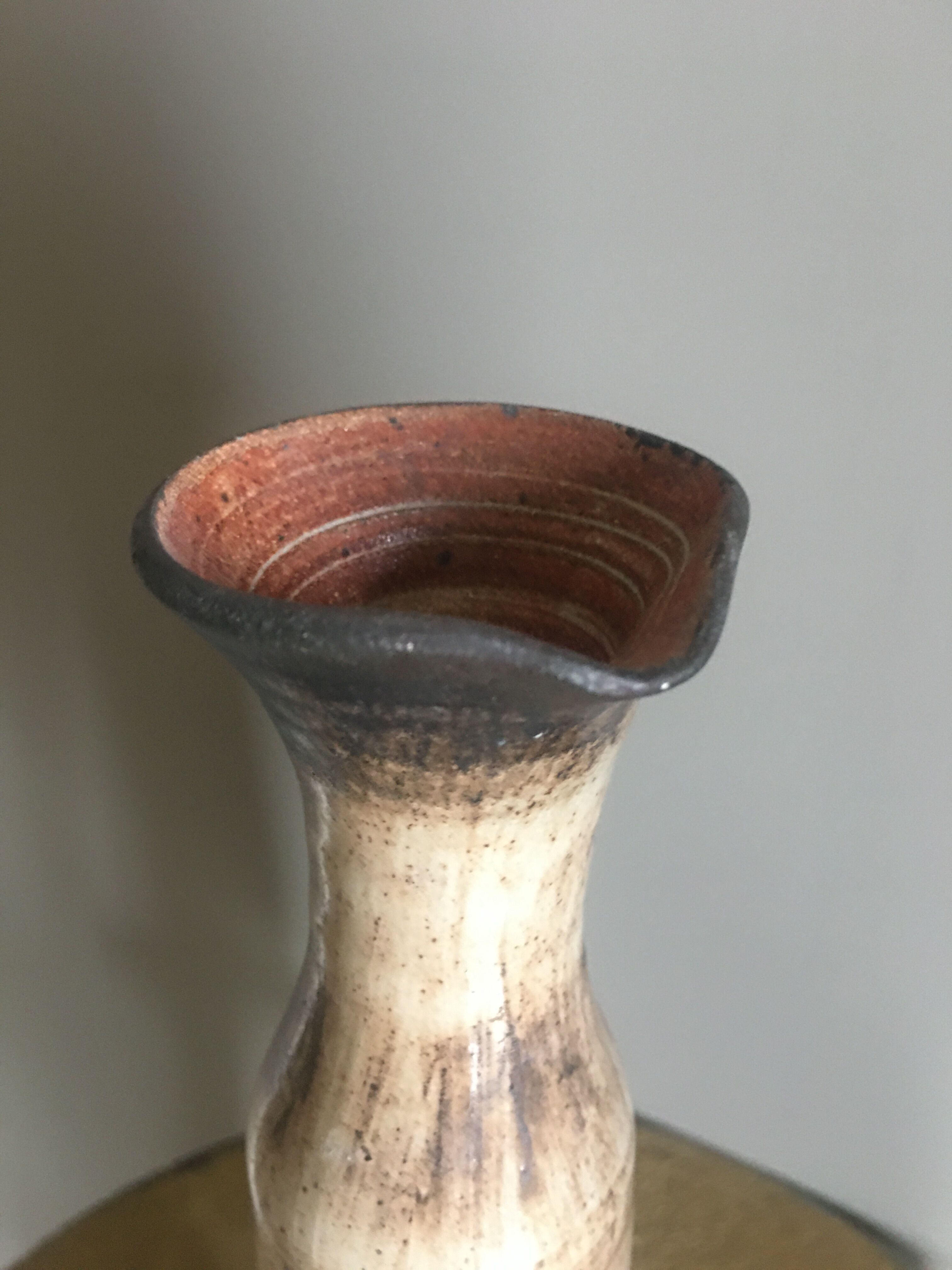 Wooden Jacques ceramic vase