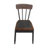 Metal and wood workshop chair